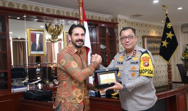 COURTESSY CALL AFP : AUSTRALIAN FEDERAL POLICE DENGAN KAPOLDA KEPRI