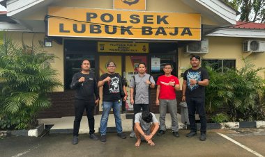 Pelaku Penganiayan berhasil diamankan oleh polsek lubuk baja di Kab Tanjung balai Karimun