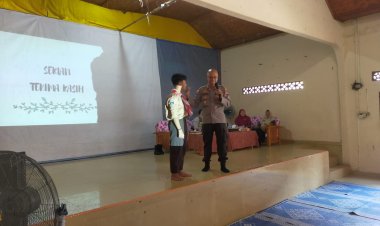 Satbinmas Polres karimun Sosialisasi Anti Bullying Dan Bahaya Narkoba Di Sekolah