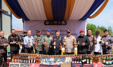 Siap Amankan Indonesia, Bea Cukai Buka Operasi Laut Terpadu dan   Laksanakan Pemusnahan Barang Ilegal Senilai 10,2 Miliar