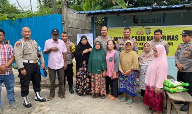 Minggu Kasih Kamtibmas bersama Warga kelurahan Batu merah Kec.Batu Ampar  kota Batam