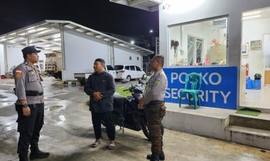 Patroli Cipkon Polsek Sungai Beduk, Cegah Aksi Kejahatan Dan Sampaikan Himbauan Kamtibmas