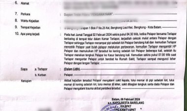 Wanita Cantik Laporkan Pacarnya ke Polisi karena Diduga Penganiayaan