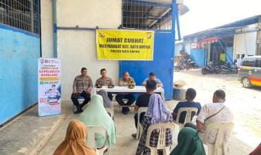 Kegiatan Jumat Curhat Polsek Batu Ampar bersama Warga Di  Bengkong Bengkel Rt 04 Kelurahan Seraya kec.Batu ampar