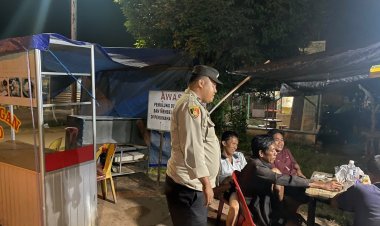 Patroli Cipkon Polsek Sungai Beduk, Cegah Aksi Kejahatan Dan Sampaikan Himbauan Kamtibmas