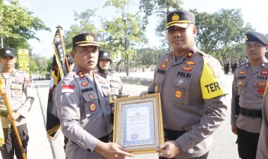 Penghargaan Polsek Terbaik diberikan kepada Polsek Batu Ampar