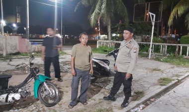 Patroli Cipkon Polsek Sungai Beduk, Cegah Aksi Kejahatan Dan Sampaikan Himbauan Kamtibmas
