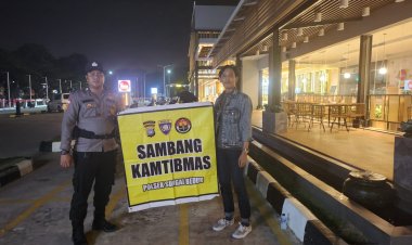 Batara Biru Polsek Sungai Beduk laksanakan patroli dan sambang dialogis berikan rasa aman, Cegah Tindak Kriminal