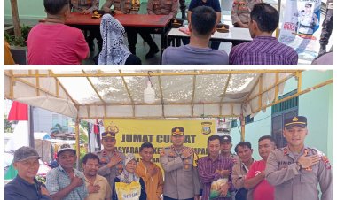 Kegiatan Jumat Curhat Polsek Batu Ampar bersama Warga Blk L RT 02 RW 03  Kelurahan Sei Jodoh kec.Batu ampar