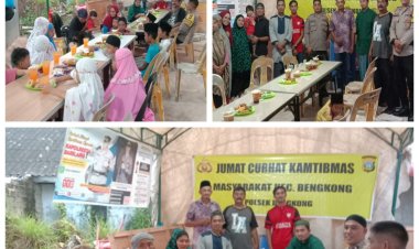 Polsek Bengkong Gelar Kegiatan Jumat Curhat Kamtibmas Bersama Warga Sadai