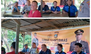 Polsek Sekupang Lakukan Jumat Curhat bersama warga Sei Harapan