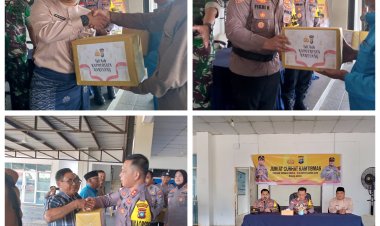 Jumat Curhat Kamtibmas" Polsek Sungai Beduk Tampung Aspirasi Masyarakat