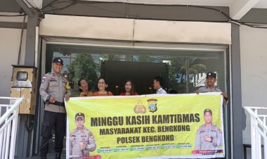 Minggu Kasih Kamtibmas Bersama Polsek Bengkong di Gereja GBI Tabgha Bengkong Laut