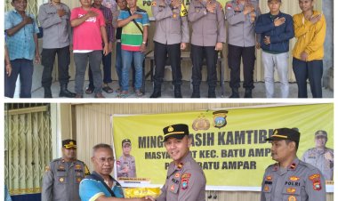 Minggu Kasih Kamtibmas bersama Warga komplek Tanjung Pantun Blk L Sei jodoh Kec.Batu Ampar  kota Batam