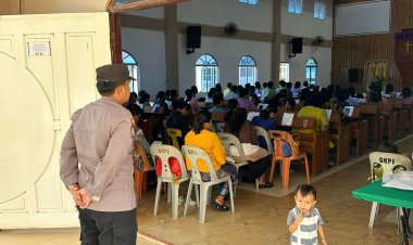 Minggu Kasih Kamtibmas di Gereja GPDI-Eklesia, Sei Langkai, Sagulung - Kota Batam