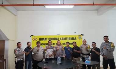 Kegiatan Jumat Curhat Kamtibmas Polsek Bengkong Bersama Warga RT. 01 RW. 16 Kel. TG. Buntung Kec. Bengkong - Kota Batam