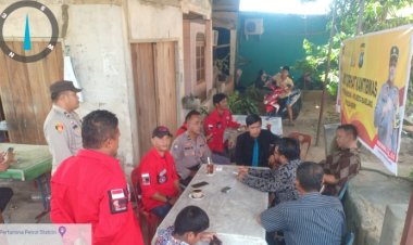 Polsek Sungai Beduk laksanakan Jumat Curhat Kamtibmas Tampung Aspirasi Masyarakat