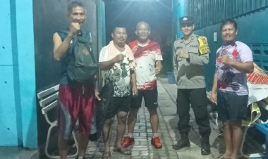 Patroli Cipkon Polsek Sungai Beduk, Cegah Aksi Kejahatan Dan Sampaikan Himbauan Kamtibmas