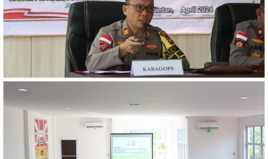 Polres Bintan Laksanakan Latihan Pra Operasi Ketupat Seligi 2024