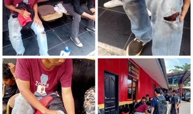 Pertikaian Antara Anggota GMNI dan OTK Di Bea Cukai 2 Batam