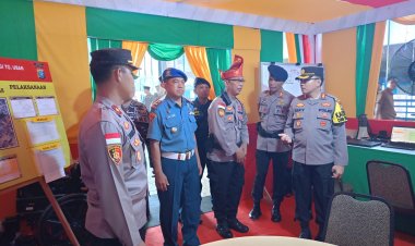Hari Pertama Operasi Ketupat Seligi 2024, Kapolres Bintan Bersama FKPD Cek Kesiapan Pos Pengamanan dan Pos Pelayanan