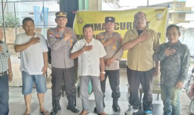 Kegiatan Jumat Curhat Polsek Batu Ampar bersama Warga Kelurahan tanjung Sengkuang kec.Batu ampar