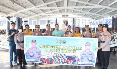 Program Mudik Gratis Polda Kepri Di Polres Karimun Tujuan Batam