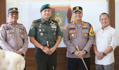 Tingkatkan Sinergitas TNI-Polri, Kapolres Gowa Sambangi Divif 3 Kostrad Pakkatto