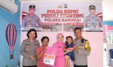Polres Karimun Peduli Pencegahan Stunting Pada Balita