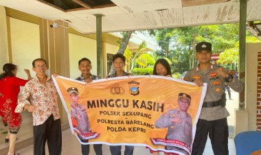 Melalui Minggu Kasih, Polsek Sekupang Ajak Jamaat Gereja Bersama Jaga Kamtibmas Selama Lebaran