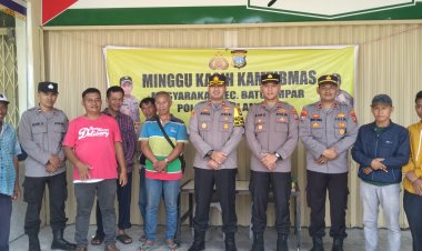 Minggu Kasih Kamtibmas bersama Warga Kel Sei jodoh Kec.Batu Ampar  kota Batam