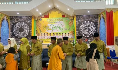 Halal Bi Halal Kapolres Bintan Bersama Dengan Bupati Bintan Beserta FKPD Bersama Masyarakat
