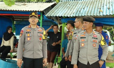 Kapolres Bintan Cek Langsung Kesiapan Personel di Pos Pelayanan Pantai Trikora