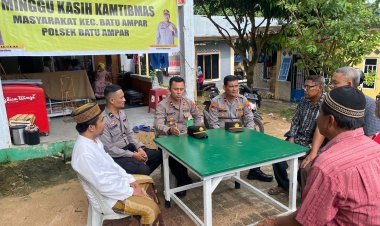 Minggu Kasih Kamtibmas bersama Warga Kelurahan Batu Merah Kec.Batu Ampar  kota Batam