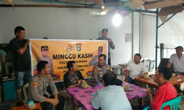 Melalui Minggu Kasih Kapolsek Sekupang Semakin Dekat Dengan Warga