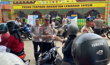 Sebanyak 150 Pemudik Dapat Tiket Balik Gratis Hari Ini Dari Polres Bintan