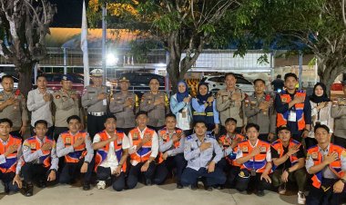 Kapolres Bintan Pantau Langsung Arus Balik Hingga Dini Hari