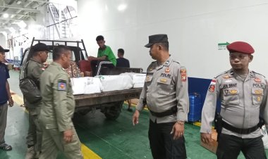 Operasi Ketupat Seligi 2024 Polres Bintan, Pos Pengamanan Tambelan Amankan Miras