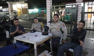 Batara Biru Polsek Sungai Beduk laksanakan patroli dan sambang dialogis berikan rasa aman, Cegah Tindak Kriminal