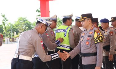 Halal bihalal Kapolres Bintan dengan seluruh Personil Polres Bintan