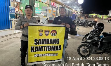 Batara Biru Polsek Sungai Beduk laksanakan patroli dan sambang dialogis berikan rasa aman, Cegah Tindak Kriminal