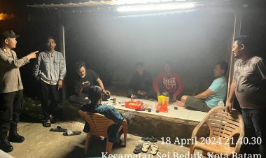Patroli Cipkon Polsek Sungai Beduk, Cegah Aksi Kejahatan Dan Sampaikan Himbauan Kamtibmas