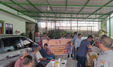 Program Minggu Kasih, Polsek Sekupang Tampung Aspirasi Masyarakat Sekupang