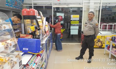 Patroli Cipkon Polsek Sungai Beduk, Cegah Aksi Kejahatan Dan Sampaikan Himbauan Kamtibmas
