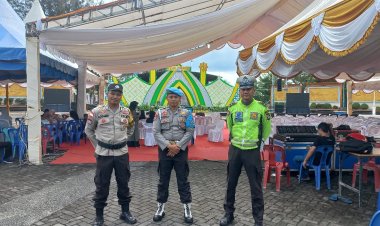 Polres Bintan Lakukan Pengamanan (MTQH) Ke-13 Tingkat Kabupaten Bintan Tahun 2024