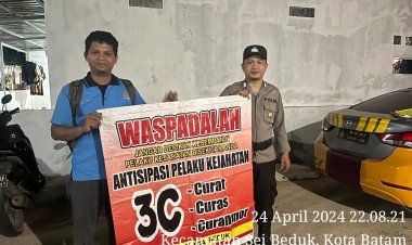 Batara Biru Polsek Sungai Beduk laksanakan patroli dan sambang dialogis berikan rasa aman, Cegah Tindak Kriminal