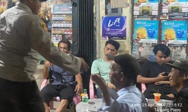 Batara Biru Polsek Sungai Beduk laksanakan patroli dan sambang dialogis berikan rasa aman, Cegah Tindak Kriminal