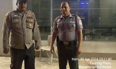 Patroli Cipkon Polsek Sungai Beduk, Cegah Aksi Kejahatan Dan Sampaikan Himbauan Kamtibmas