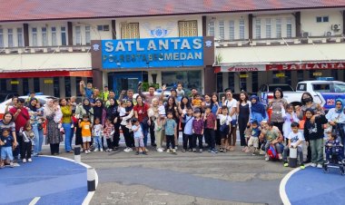 Polisi Sahabat Anak: Edukasi Tertib Berlalu Lintas Sejak Dini untuk Generasi Muda Medan