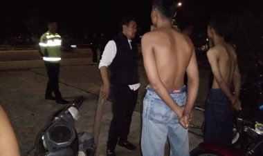 Polresta Barelang Bersama Polsek Batam Kota dan Polsek Sei Beduk Gelar Patroli Lakukan Penindakan Balap Liar